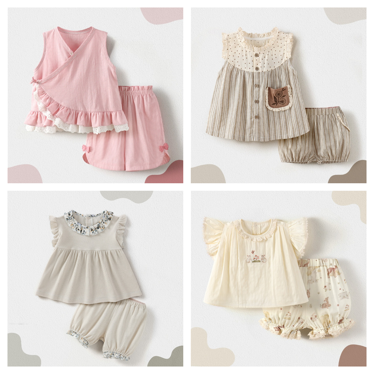 modomoma公主女童套装