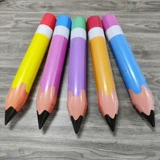 Пластиковый надувной карандаш из ПВХ, развлекательные мелки, игрушка для детского сада, семейный стиль