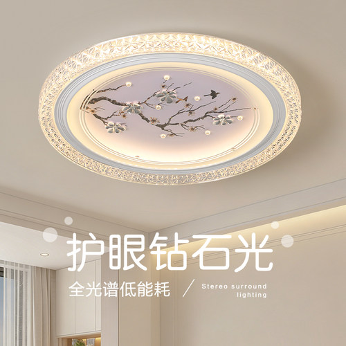 2026新款LED吸顶灯全光谱护眼房间卧室灯现代简约大气儿童房间灯