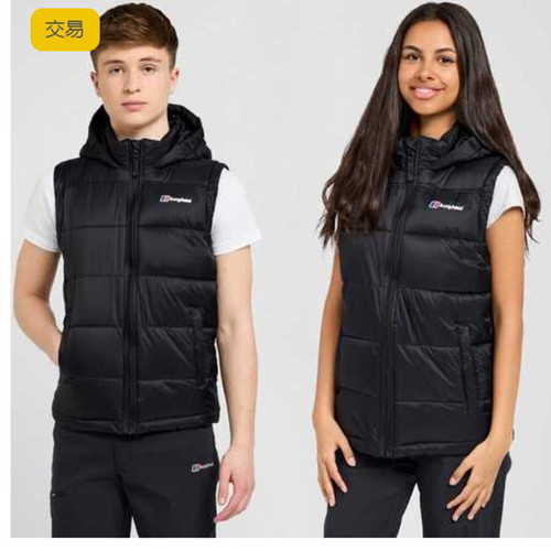 连帽防风绗缝加棉保暖马甲