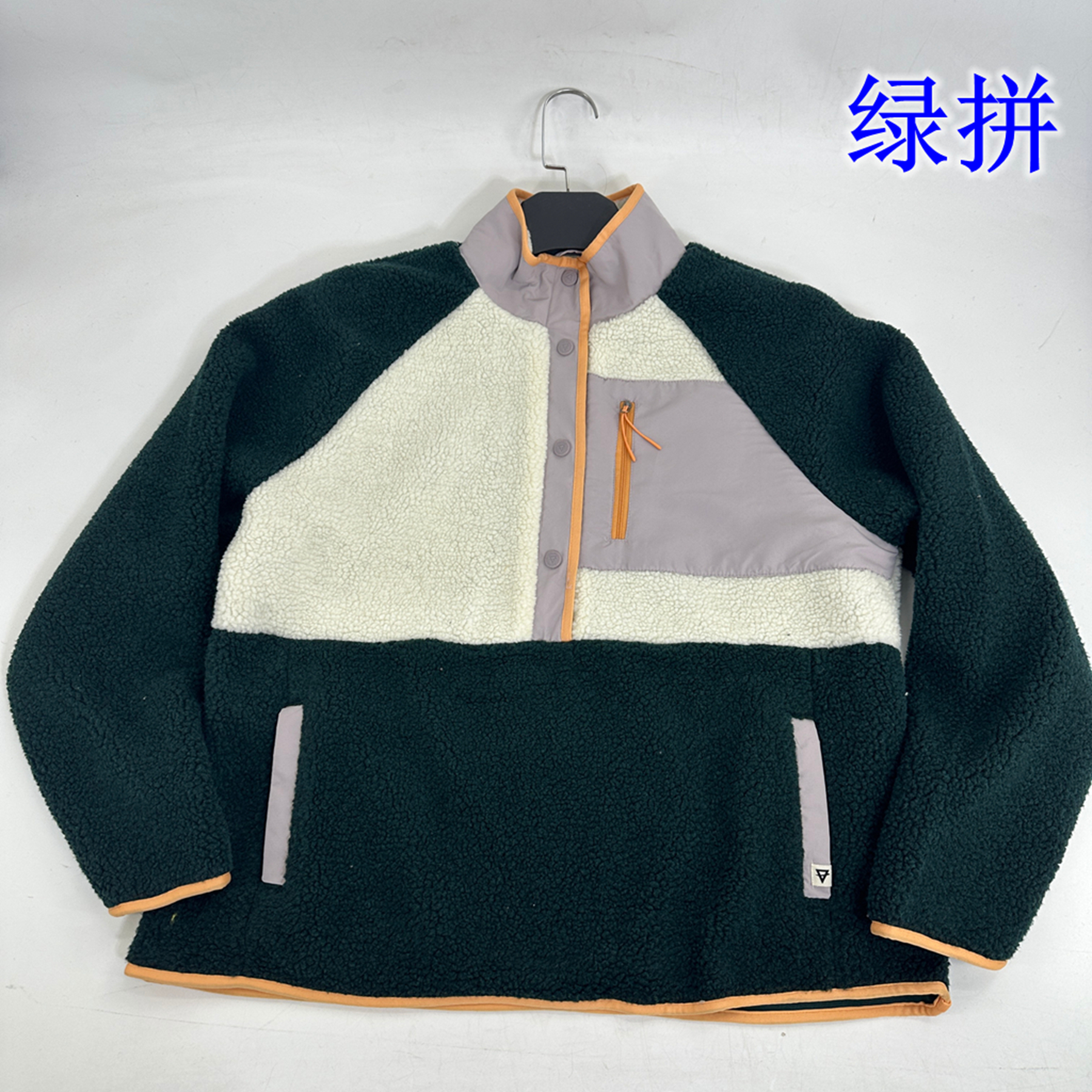 弹力加厚套头抓绒男女中性