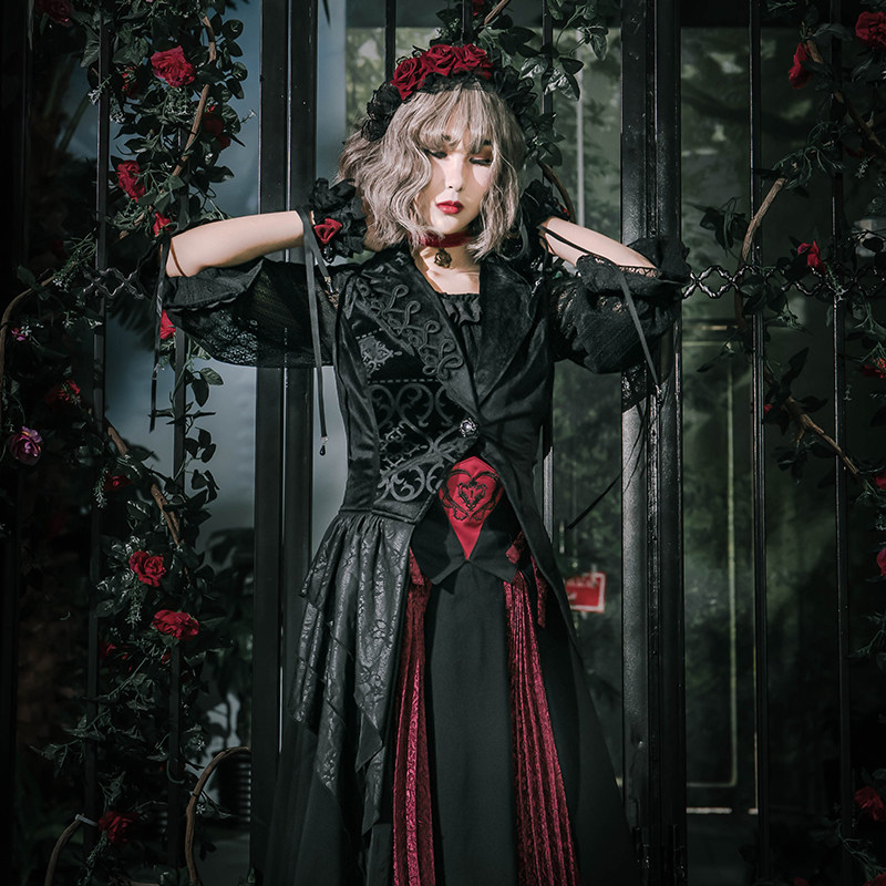 [Clod meow][Love Heart sk ]Original lolita Half skirt Gothic style Diablo Lolita Retro Diabloin the Women's clothing/Boutique , Dress  category - from Buy2taobao.com to provide professional Taobao agent buy service