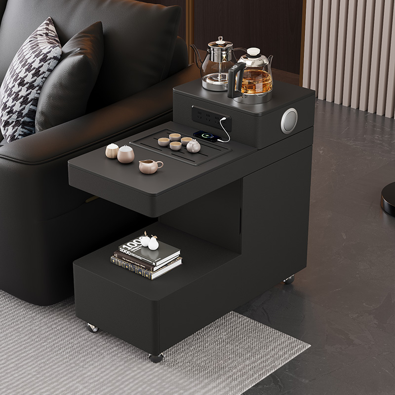 客厅沙发智能边几带烧水壶小茶台