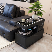 可移动茶几小户型现代简约边柜轻奢客厅意式极简新款沙发边几推车