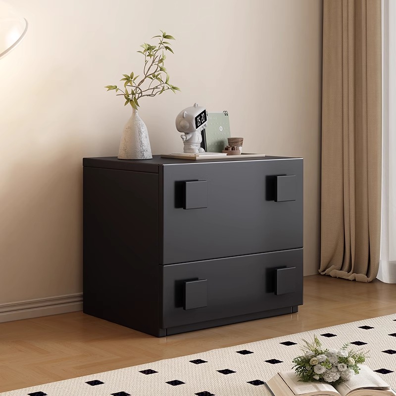 奶油风斗柜全实木卡门柜收纳柜