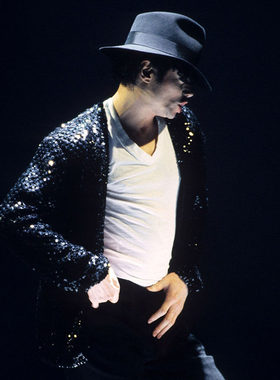 迈克尔杰克逊演出舞蹈比利金珍同款夹克太空步表演霹雳亮片街舞服