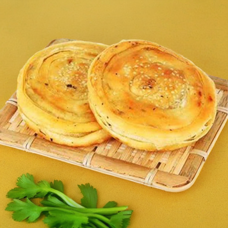 军屯锅盔 成都特色小吃 四川土特产地方牛肉锅魁饼半成品速食早饭