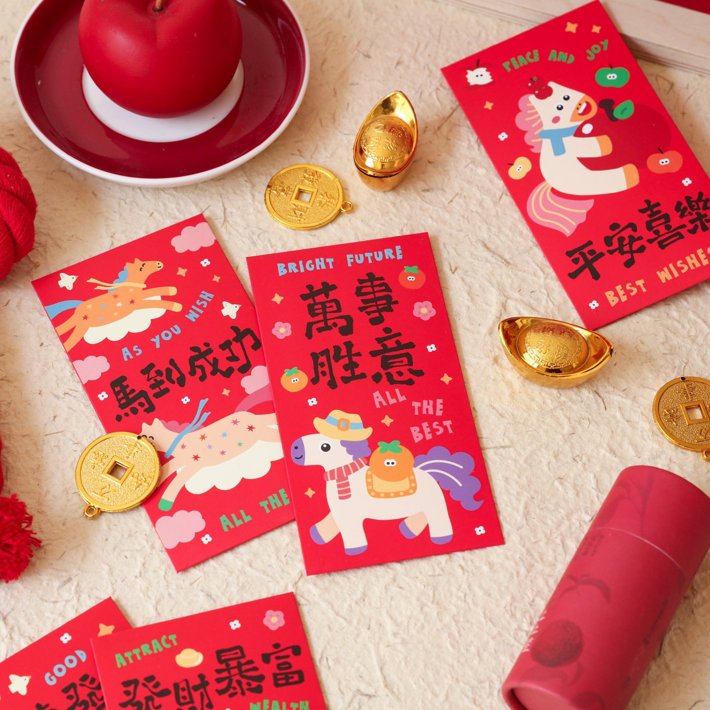 2026马年新年红包卡通可爱创意个性利是封春节压岁钱红包袋,节庆用品/礼品,红包/利是封,淘宝优惠券,粉丝福利购,淘宝优惠卷