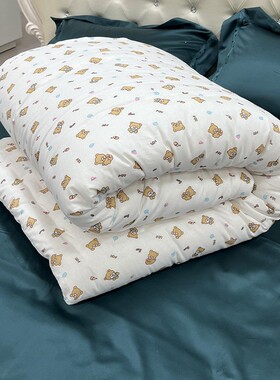 定做新疆棉花被儿童被芯120x150cm手工被100x180绗缝春秋薄夏单人