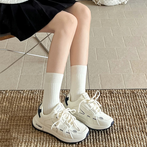 厚底增高百搭阿甘鞋运动鞋小白鞋
