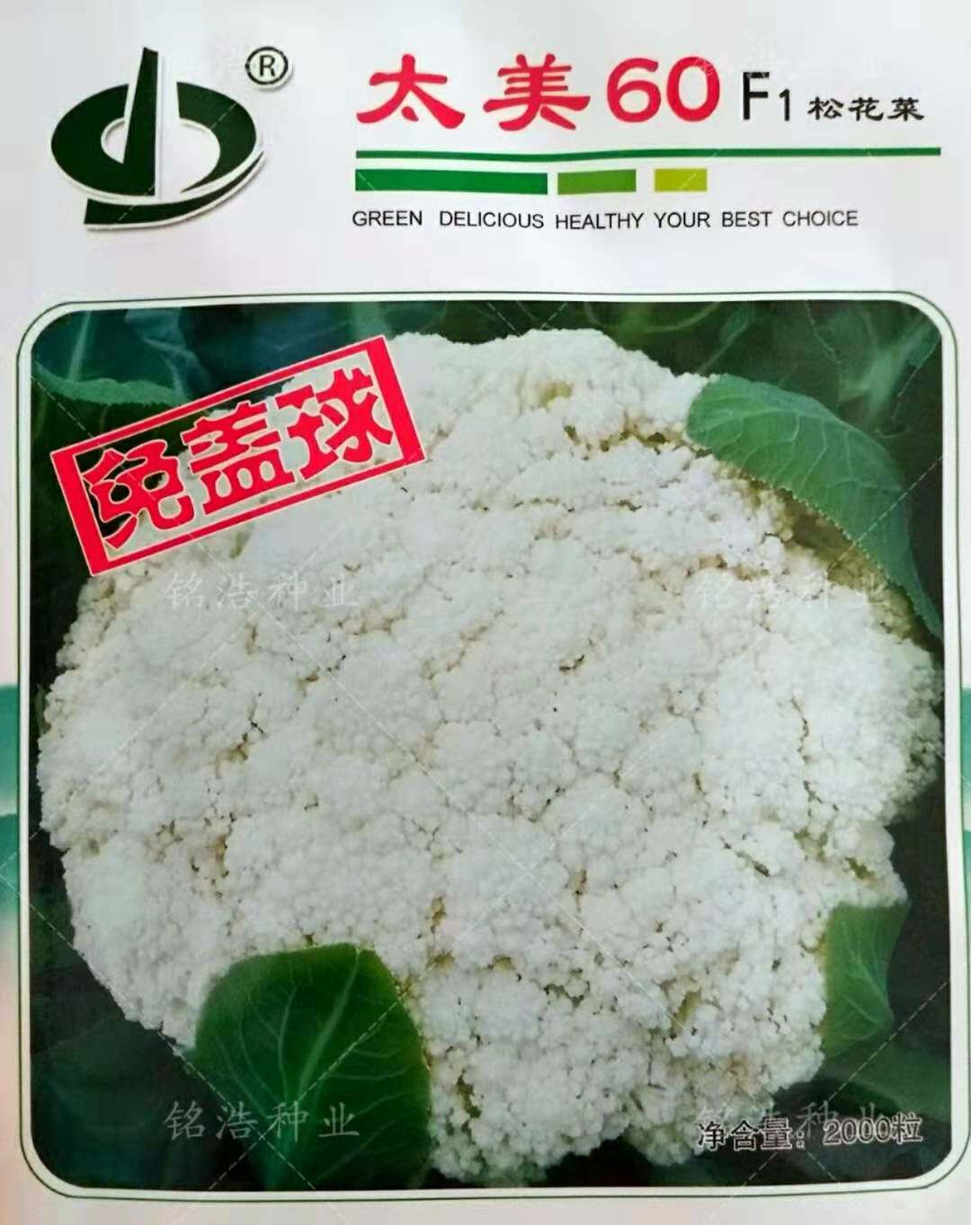 松花菜种子抗晒免盖球青梗花椰菜小粒高产花菜籽60天秋蔬菜孑太美