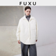 新国标90白鸭绒 大朵绒休闲衬衫 式 芙蕖FUXU 外套女秋季 轻薄羽绒服