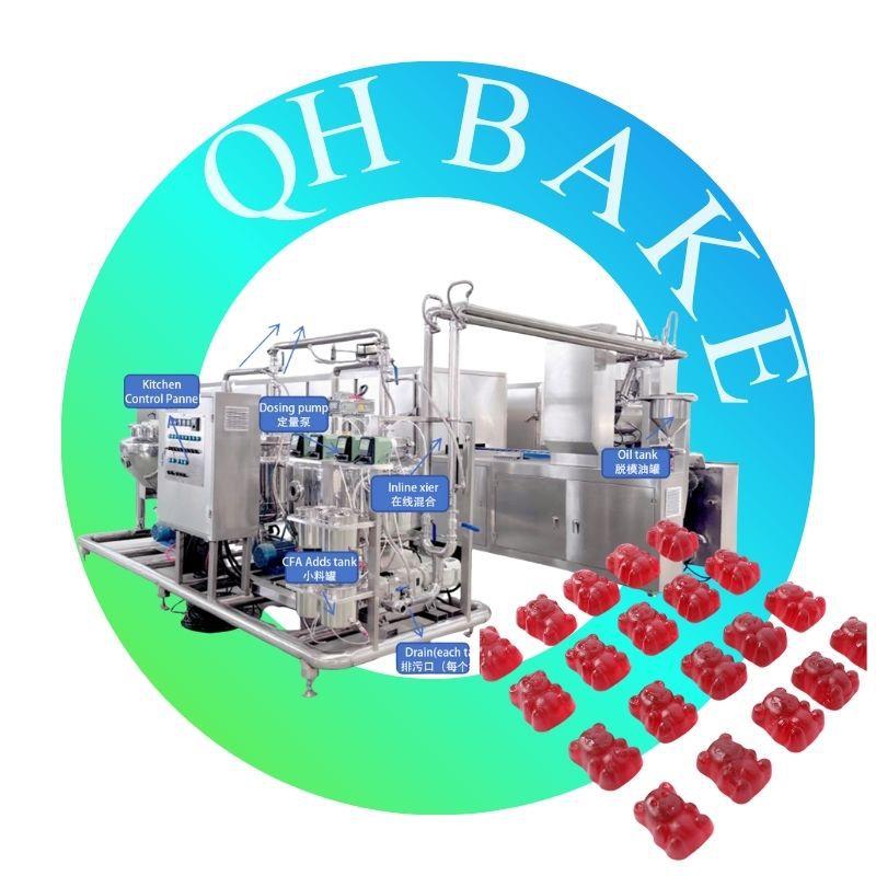 QH-300夹心软糖凝胶糖果浇注机糖果设备果胶专业糖果机械制造厂家