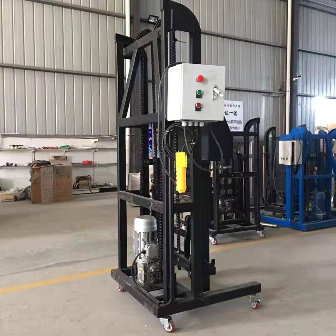 源头工厂环卫提升机可移动餐厨液压垃圾桶提升设备翻桶机