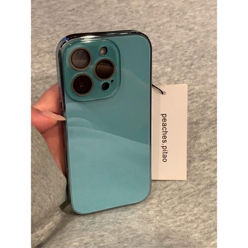 适用iPhone16手机壳新款电镀玻璃