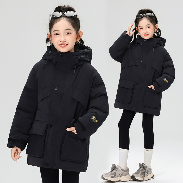 女童棉服2025新款儿童韩版洋气