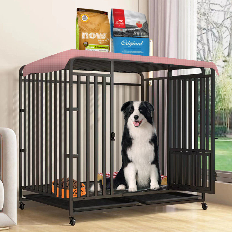 狗笼子大型犬边牧专用拉布拉多家用中型宠物带厕所单层不锈钢栅栏,宠物/宠物食品及用品,狗笼子,淘宝优惠券,粉丝福利购,淘宝优惠卷