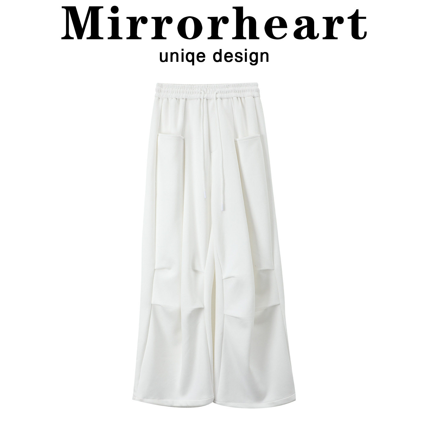 2025秋冬季黑色抽绳休闲裤女宽松舞蹈垂感阔腿裤秋装运动卫裤加绒