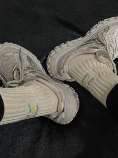 加厚毛圈字母纯棉潮纯色百搭男女中筒刺绣字母街头袜子