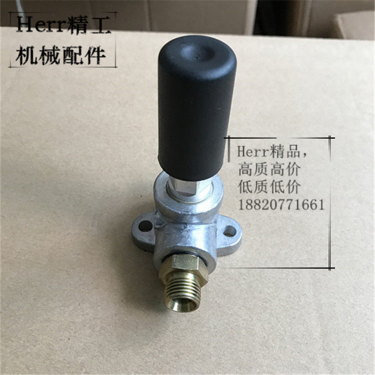 挖掘机配件小松PC300/360-7神钢SK460 输油泵手油泵6CT手摇输油泵