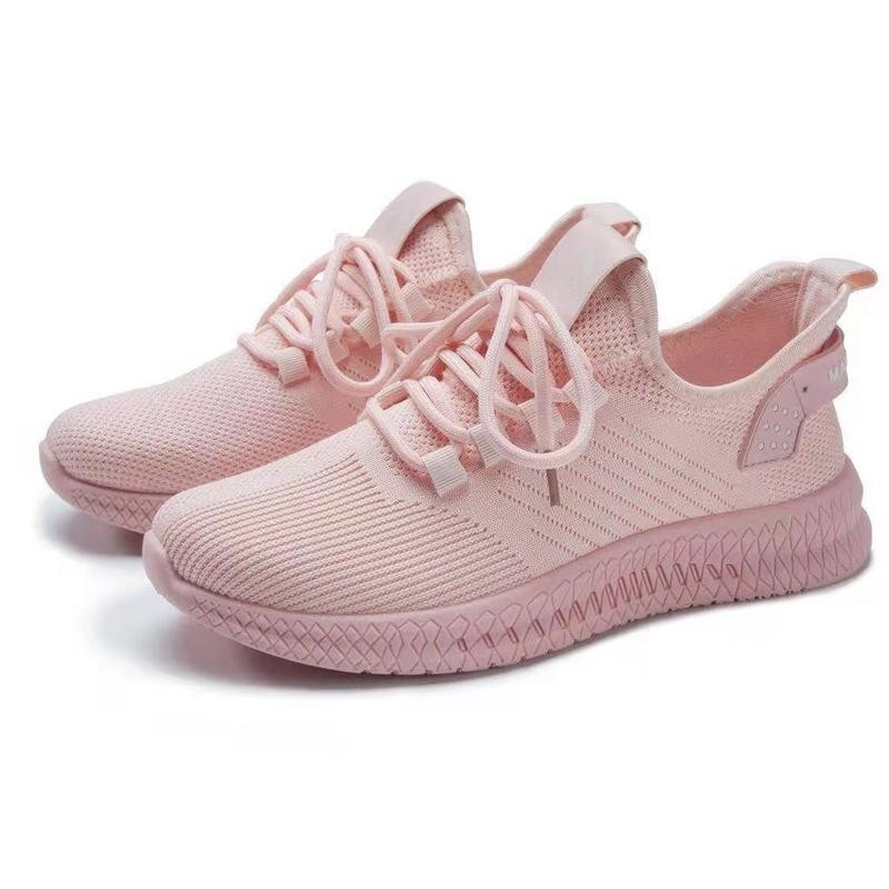 麦卡伦青年休闲鞋浅年鲨鱼防超女款透气飞织鞋柔软2023运动鞋