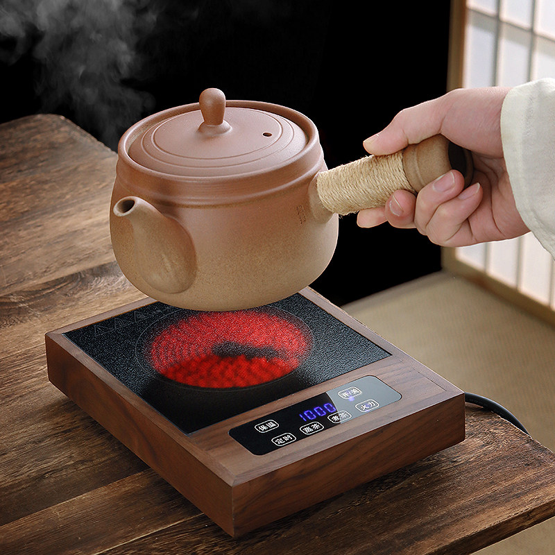 潮州老岩泥煮茶壶陶壶大容量器陶瓷烧水泡茶可明火围炉电陶炉套装