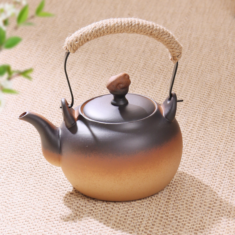 提梁壶电陶炉陶瓷煮茶壶中式复古