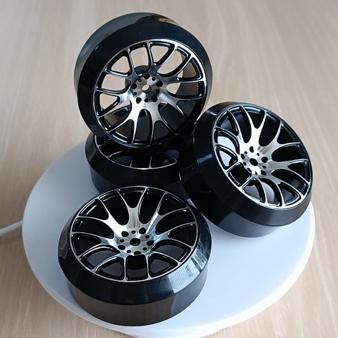 RC1|10 원격 제어 모델 자동차 HSP94123 플랫 스포츠카 시뮬레이션 4륜 구동 드리프트 레이싱 타이어 금속 바퀴