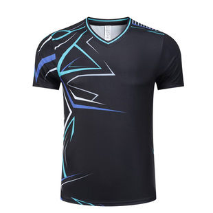 新款羽毛球服单上衣短袖乒乓球服男套装女款速干运动球衣定制2026