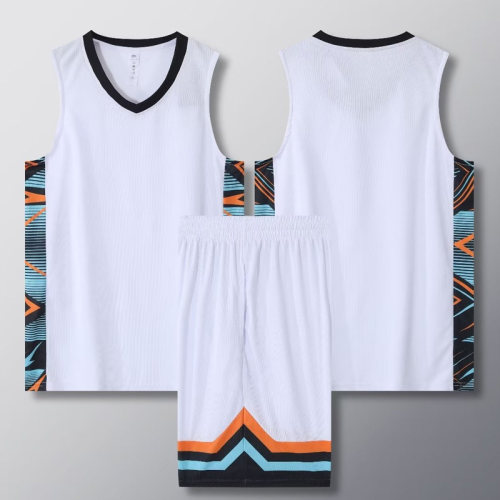 中学生印字青少年篮球服套装定制