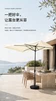 Green Wave Spring outdoor sunshade umbrellas, side-hanging, half-square, sun umbrellas, upright pole umbrellas, garden, courtyard, terrace umbrellas, and wall-mounted umbrellas thumbnail 4