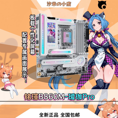 铭瑄B860M-瑷珈Pro二次元高性能主板860M CROSS PRO