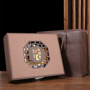 窗花西洋参礼盒包装盒高档100克250克花旗参礼品盒洋参切片空盒子