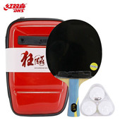 红双喜狂飚龙PRO礼盒装 狂飙金弓套胶成品兵乓拍HP02横拍乒乓球拍