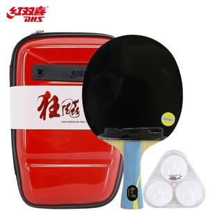 红双喜狂飚龙PRO礼盒装狂飙金弓套胶成品兵乓拍HP02横拍乒乓球拍