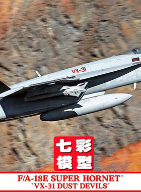 【七彩模型】长谷川02424 拼装航模 F/A-18E 超级大黄蜂 战斗机