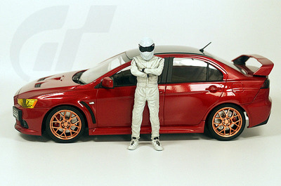 青岛社 拼装车模 1/24三菱Lancer EVO X 15预上色红 05089 代工品