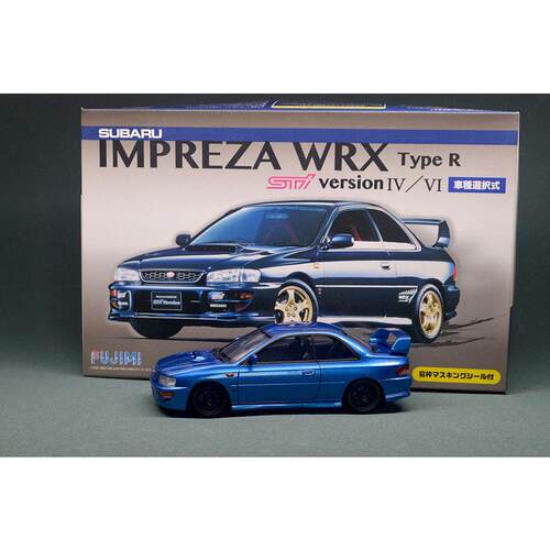 富士美03939 拼装车模 1/24 SUBARU IMPREZA WRX Type R 代工成品