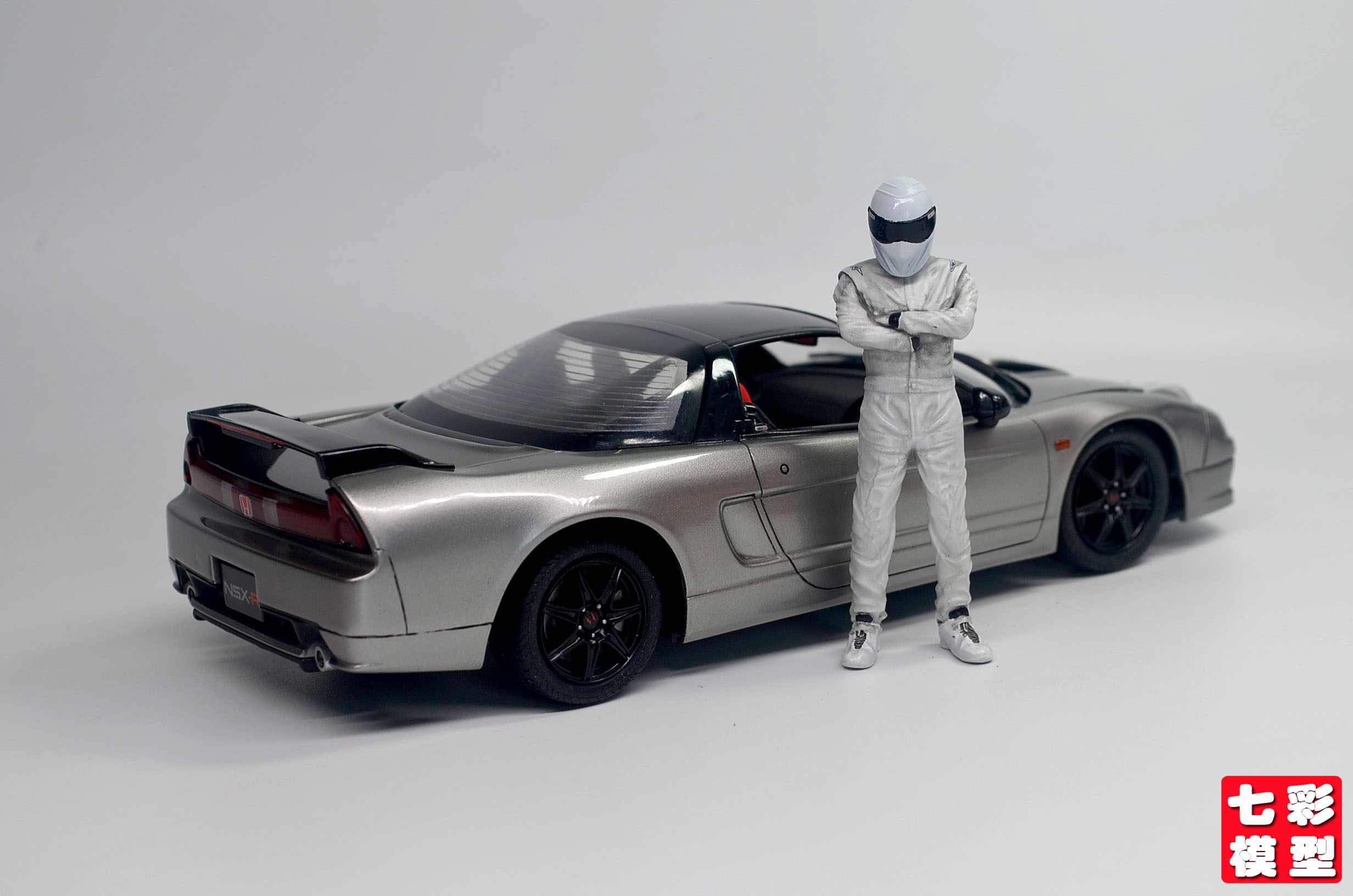 富士美03960 拼装车模 1/24 honda nsx-r 超跑 代工完成品