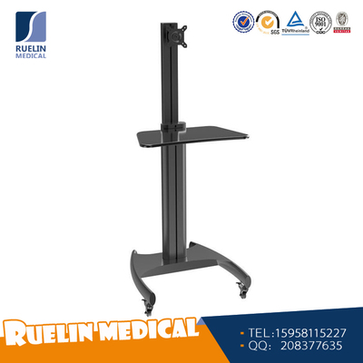 移动显示器支架多功能台式机电脑推车护理工作站手推车ICU手麻架