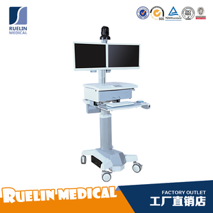 远程会诊推车移动查房多功能直播录播探视推车病房病区用电脑推车