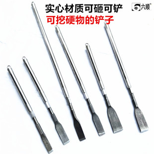 加长加厚直身挖野菜神器挖蒜铲子刨根蚯蚓园艺除草种花工具铲松土