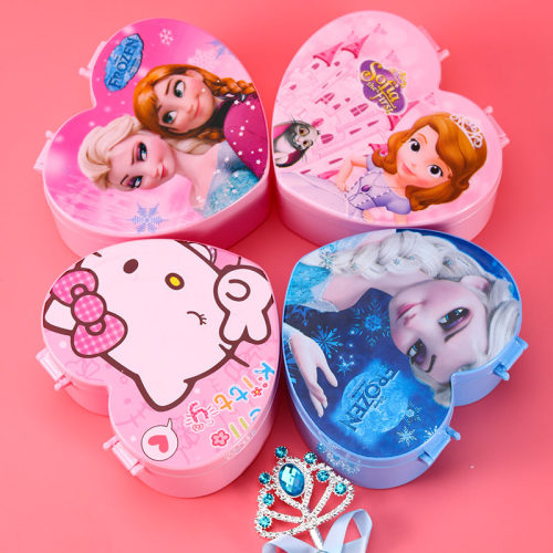 爱莎公主双层首饰盒套装