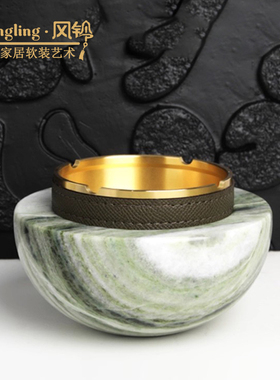 现代简约样板间几何大理石纸巾盒