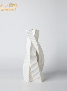 现代简约样板间桌面摆件抽象陶瓷