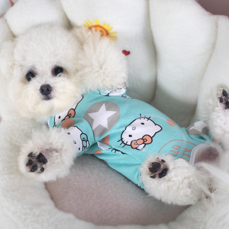 狗狗衣服秋冬款四脚全包护肚衣断奶绝育手术服加绒网红新款秋冬季