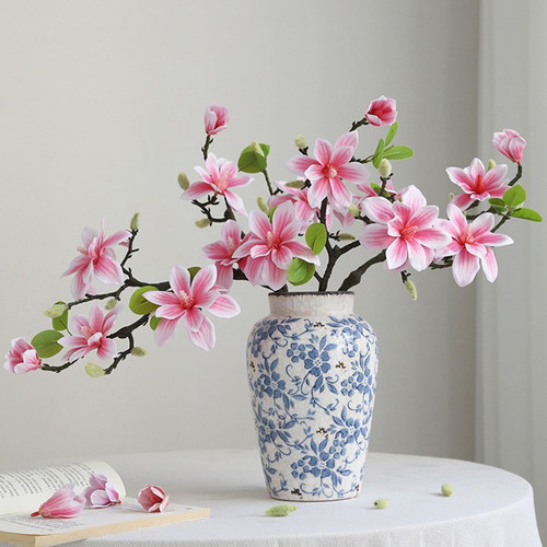 玉兰花仿真花摆设假花