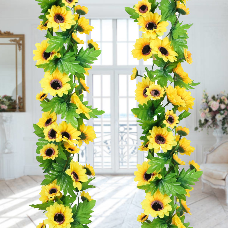 仿真太阳花藤条向日葵花藤