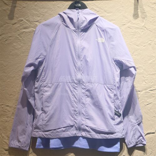 北面女春夏防晒透气户外皮肤衣