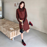 套裙女2D115-C506三件套P205-K268马甲+半裙两件套P165-K228，女装套装/套裙，2D115